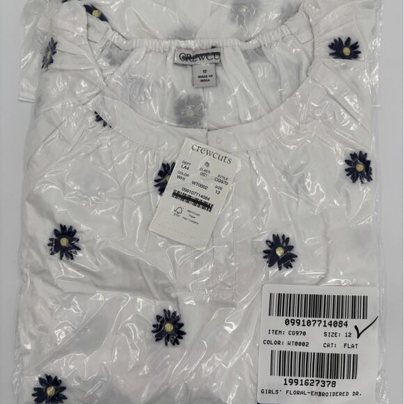 Crewcuts Girls' floral-embroidered dress - Picture 4 of 5